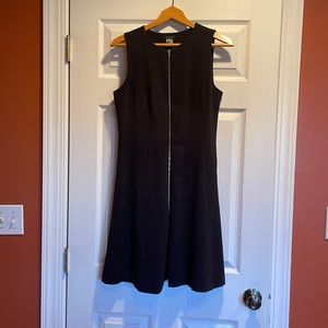 Ann Taylor Black Dress with Zipper Sz 4